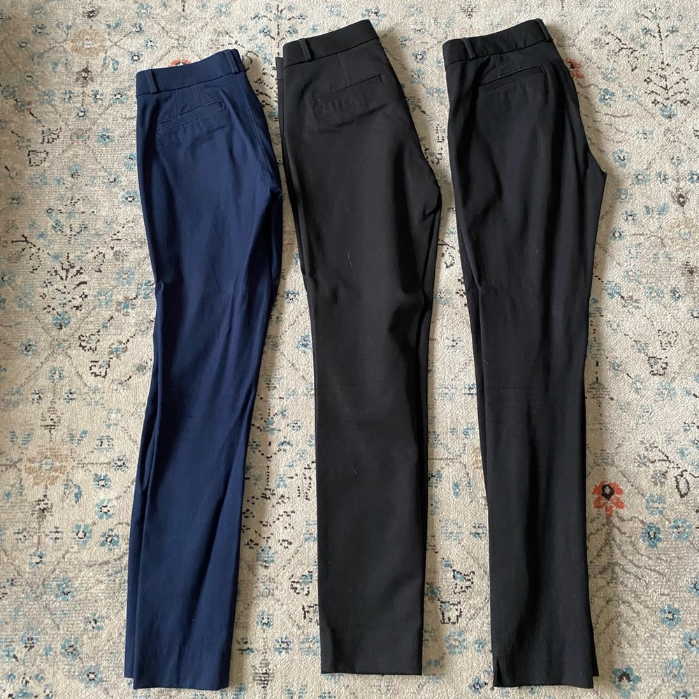 Lot of 3 Banana Republic Sloan pants